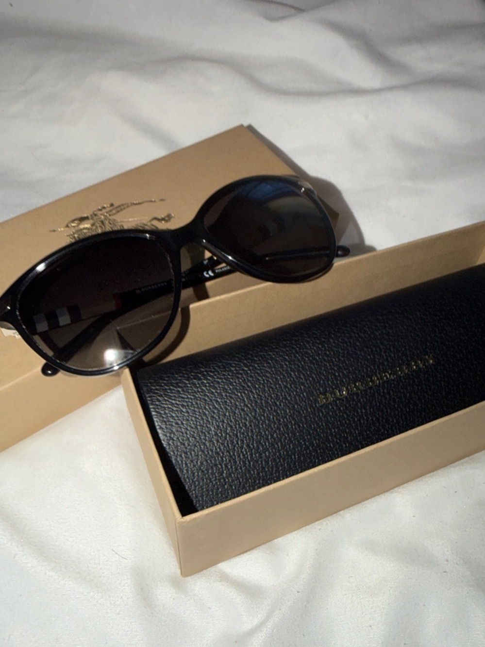 Burberry Black Gradient Lens Women's Sunglasses